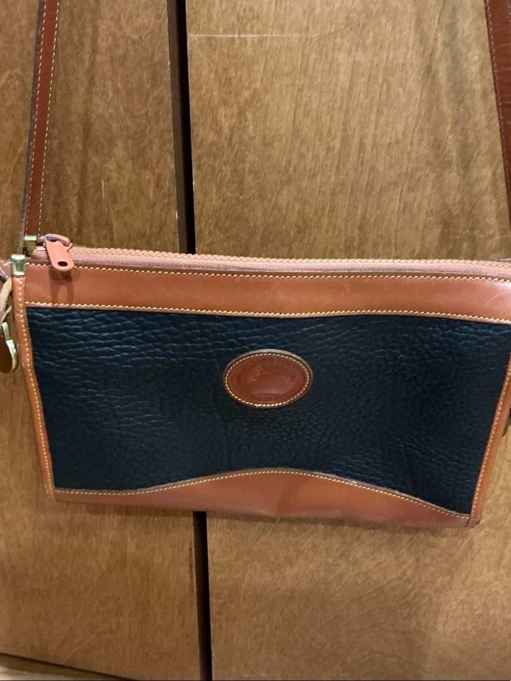 Vintage Dooney and Burke all Weather leather classic Crossbody